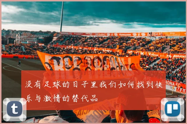 没有足球的日子里我们如何找到快乐与激情的替代品